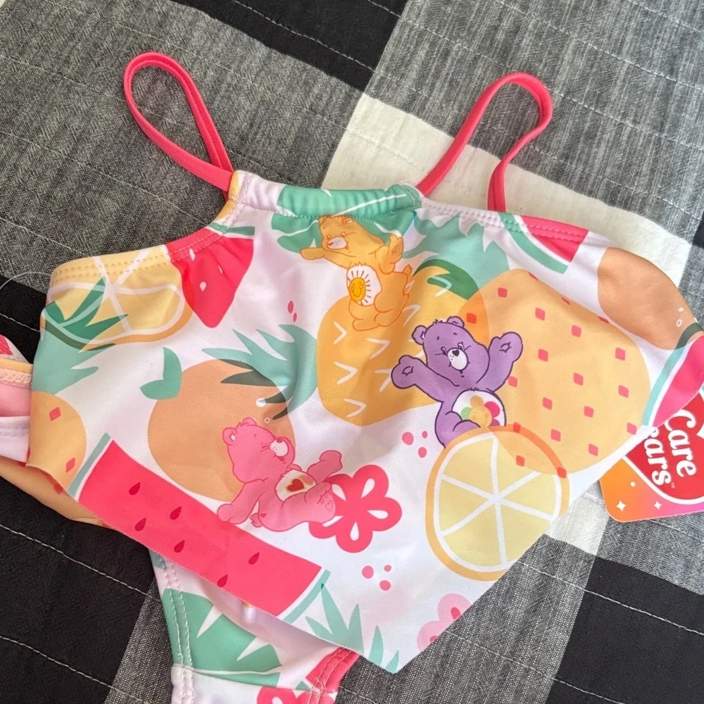 Care Bears Kids Bikini - Pink and Multicolor Delight